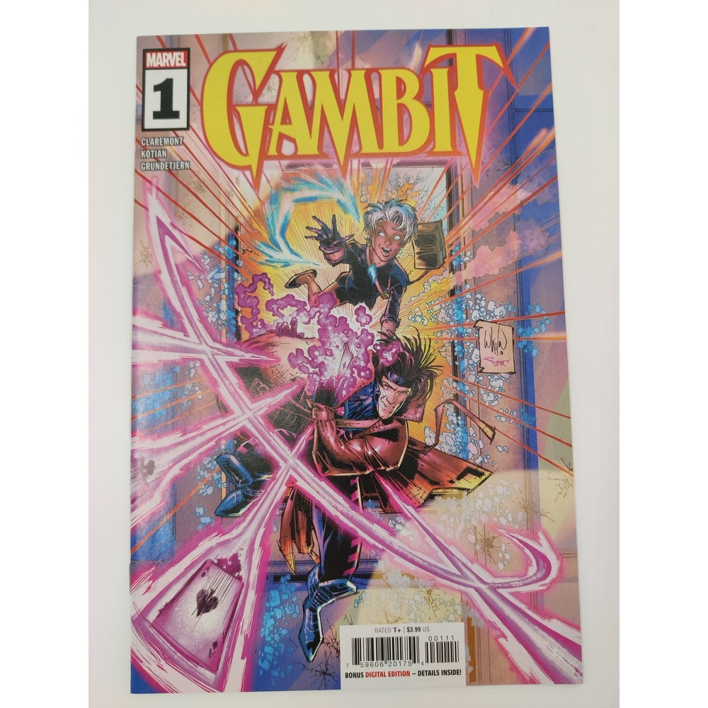 Marvel‎ Gambit 1 Comic Book 2019 Claremont Kotian Grundetjern